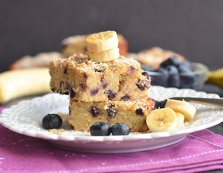 Blueberry Oatmeal Breakfast Cake