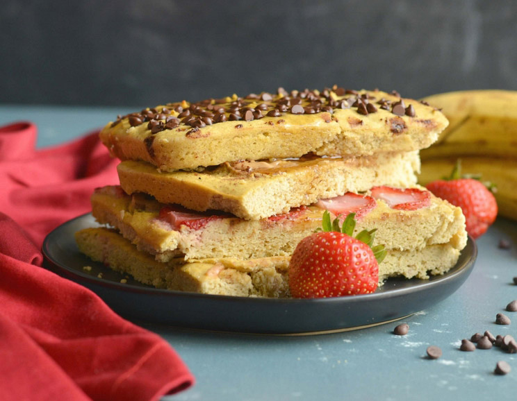 Grab a sheet pan and bake up this 4-in-1 Coconut Flour Pancake recipe to satisfy everyone’s taste buds.
