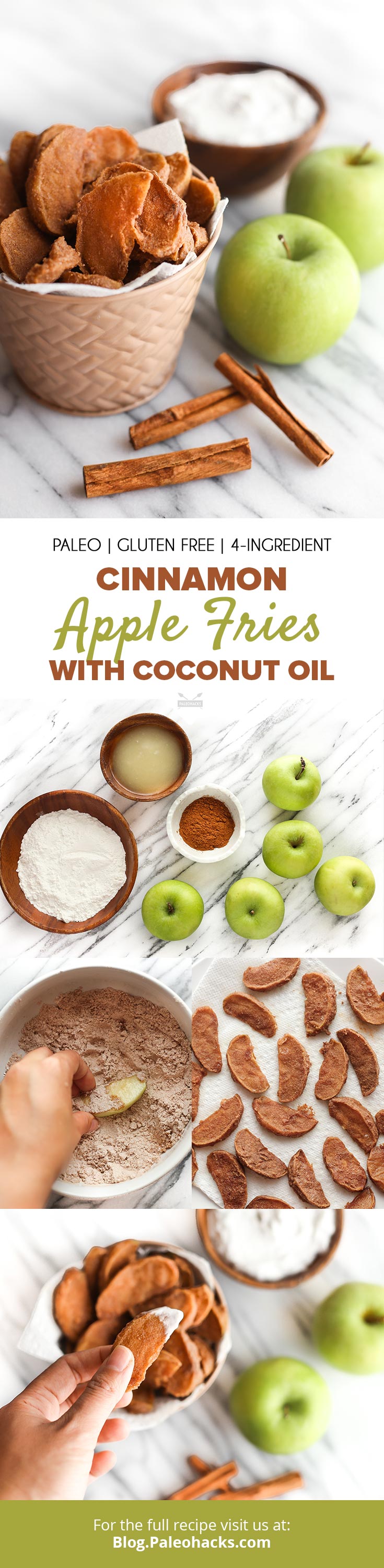 Bake up these crispy Cinnamon Apple Fries for a taste of heaven on earth. Simple to make, easier to eat!